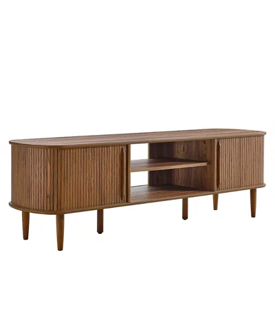 Modway Contour 63 Wood Tv Stand In Brown