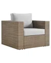 Modway Convene Outdoor Patio Armchair In Grey