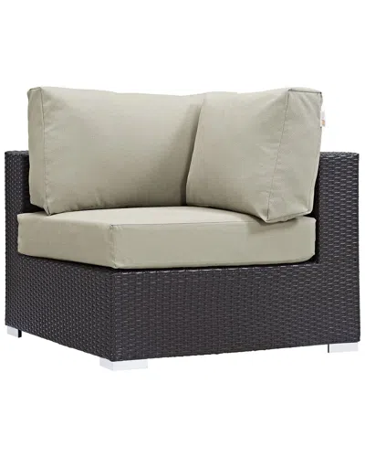 Modway Convene Outdoor Patio Corner In Brown