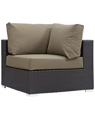 Modway Convene Outdoor Patio Corner In Brown