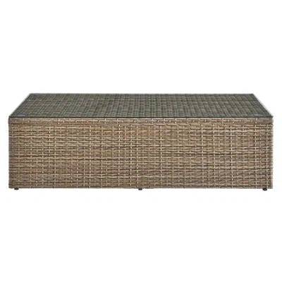 Modway Convene Outdoor Patio Outdoor Patio Coffee Table In Neutral