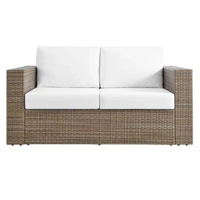Modway Convene Outdoor Patio Outdoor Patio Loveseat In Neutral