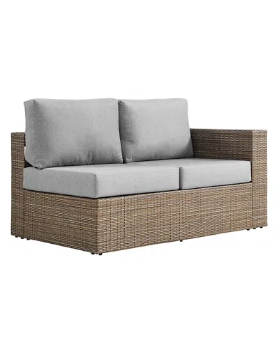 Modway Convene Outdoor Patio Right-arm Loveseat In Gray
