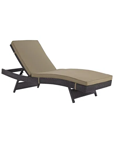 Modway Convene Set Of 6 Outdoor Patio Chaise Loungers In Multi