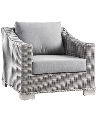 Modway Conway Outdoor Patio Rattan Armchair In Multi