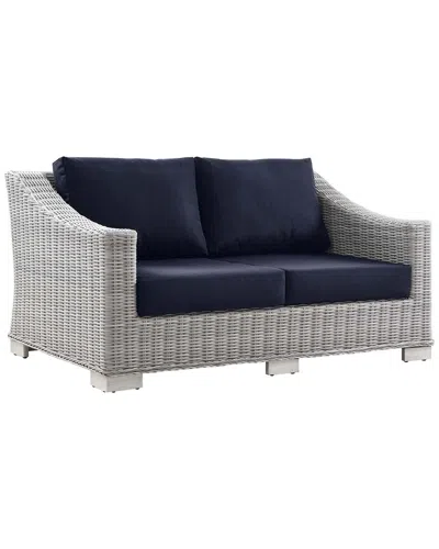 Modway Conway Outdoor Patio Rattan Loveseat In Multi