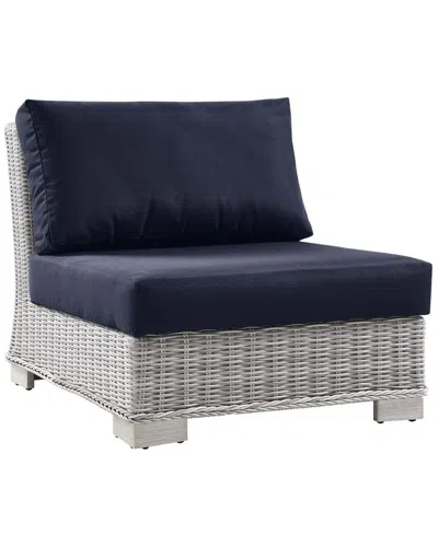 Modway Conway Outdoor Patio Wicker Rattan Armless Chair In Multi