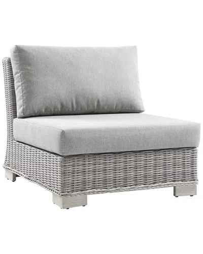 Modway Conway Outdoor Patio Wicker Rattan Armless Chair In Multi