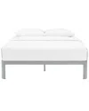 Modway Corinne Steel Bed Frame In White