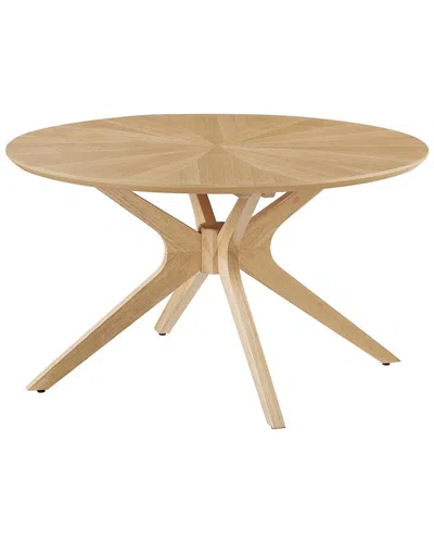 MODWAY MODWAY CROSSROADS ROUND WOOD COFFEE TABLE