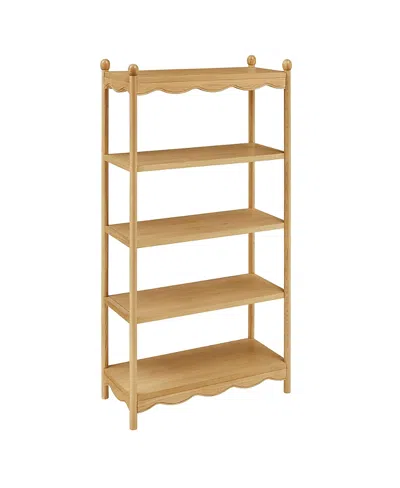 Modway Darcy 4-tier Open Bookcase In Brown