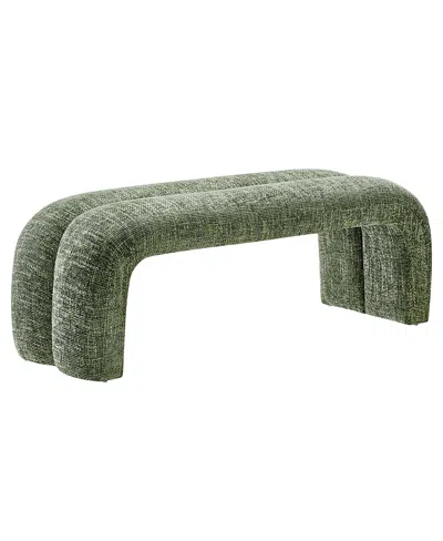 MODWAY DAX 50.5" CHENILLE UPHOLSTERED ACCENT BENCH