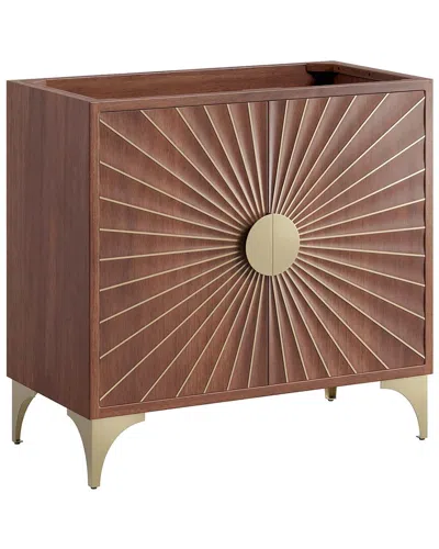 Modway Daylight 36in Bathroom Vanity Cabinet In Brown