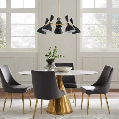 Modway Declare 5-light 6" Arm Pendant In Black