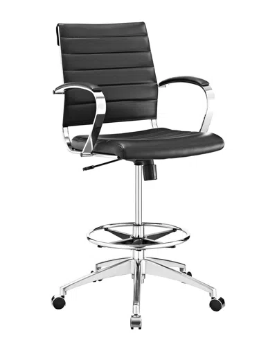 Modway Discontinued  Jive Drafting Chair In Black