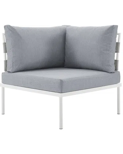 Modway Discontinued  Outdoor Harmony Outdoor Patio Aluminum Corner Sofa In Gray