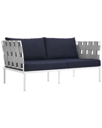 Modway Discontinued  Outdoor Harmony Outdoor Patio Aluminum Loveseat In Multi