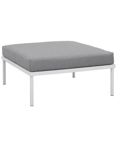 Modway Discontinued  Outdoor Harmony Outdoor Patio Aluminum Ottoman In Gray