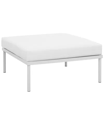 Modway Discontinued  Outdoor Harmony Outdoor Patio Aluminum Ottoman In White