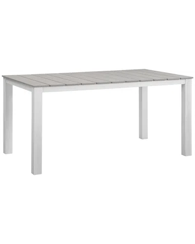 Modway Outdoor Maine 63in Outdoor Patio Dining Table