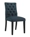 Modway Duchess Parsons Upholstered Fabric Dining Side Chair
