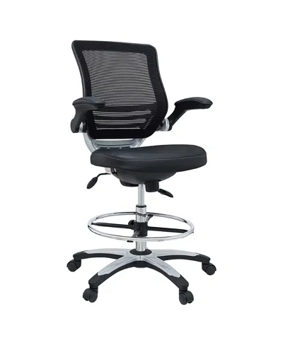 Modway Edge Drafting Chair In Black