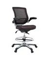 Modway Edge Drafting Chair In Brown