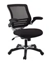 Modway Edge Mesh Office Chair In Black