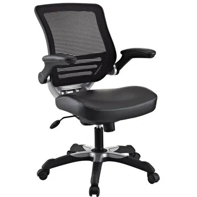 Modway Edge Porch & Den Tonti Frame Mesh Seat Office Chair In Black,black