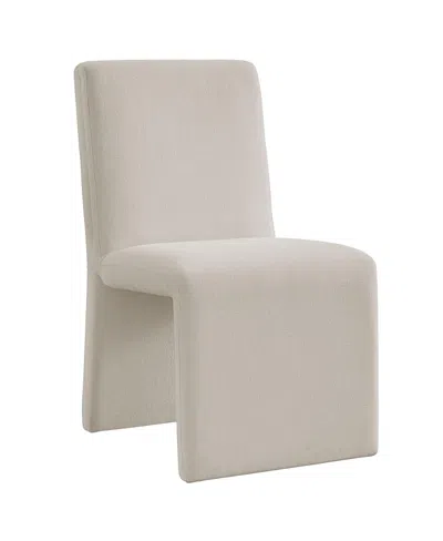 Modway Emory Fabric Upholstered Dining Side Chair In Neutral