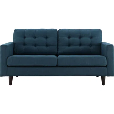 Modway Empress Azure Fabric Tufted Loveseat