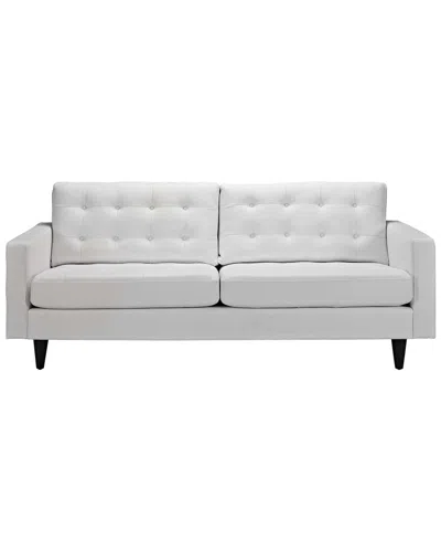 Modway Empress Bonded Leather Sofa In White