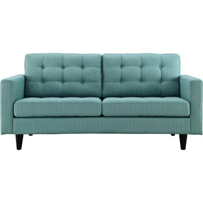 Modway Empress Laguna Fabric Tufted Loveseat
