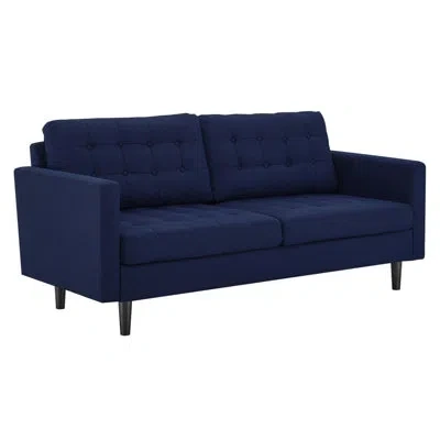 Modway Empress Upholstered Ottoman In Royal Blue