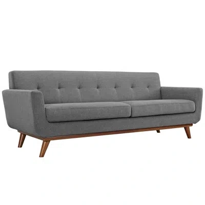 Modway Engage Arm Chair And Sofa Set In Gray