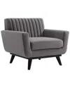 Modway Engage Channel Tufted Performance Velvet Armchair