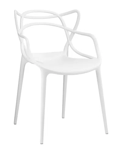 Modway Entangled Dining Armchair In White