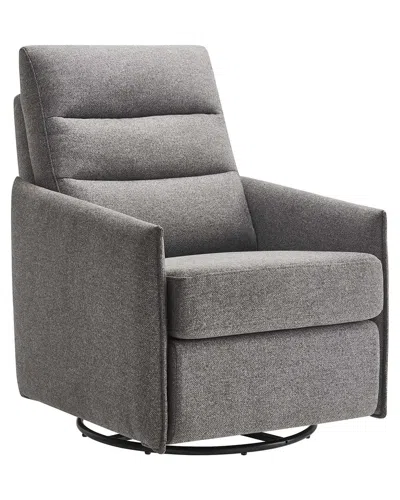 Modway Etta Upholstered Fabric Lounge Chair In Grey