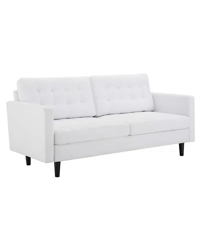 Modway Exalt Tufted Fabric Sofa In White