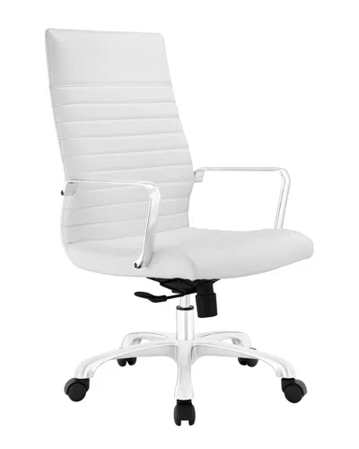 Modway Finesse Highback Office Chair In White