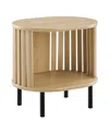 Modway Fortitude Side Table In Brown