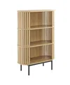Modway Fortitude Three Tier Display Cabinet In Brown