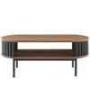 Modway Fortitude Wood Coffee Table In Brown