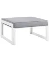 Modway Fortuna Outdoor Patio Aluminum Ottoman
