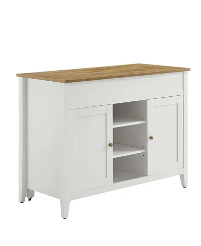 Modway Garland Kitchen Island In White