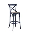 Modway Gear Bar Stool In Blue
