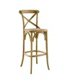 Modway Gear Bar Stool In Brown