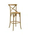 Modway Gear Counter Stool In Brown