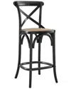 Modway Gear Counter Stool In Black