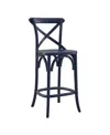 Modway Gear Counter Stool In Blue